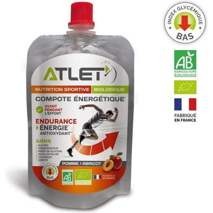 Biologische Energiedrank Appel Abrikoos ATLET Nutrition