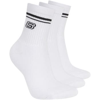 Skechers 3pk Wpk Wmn Ls Low Crew, Unisex, Wit, Sokken, maat: 39-42