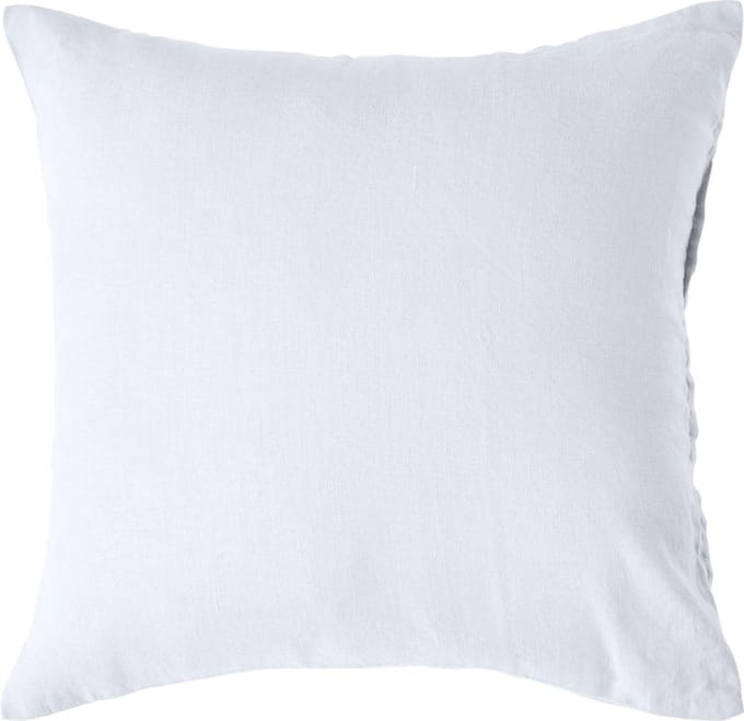 Homescapes Linnen kussensloop 40 x 40 cm - Wit