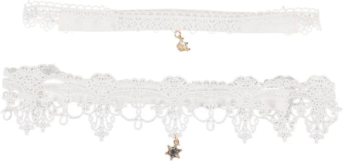 Bruids Kousenband - Been Accessoires - Bruiloft Decoratie - Met Strass Versierd - One Size - Zwart