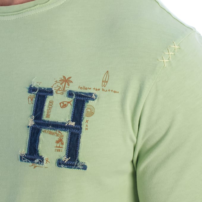Heren Korte Mouwen Katoenen T-Shirt HS24MTS06