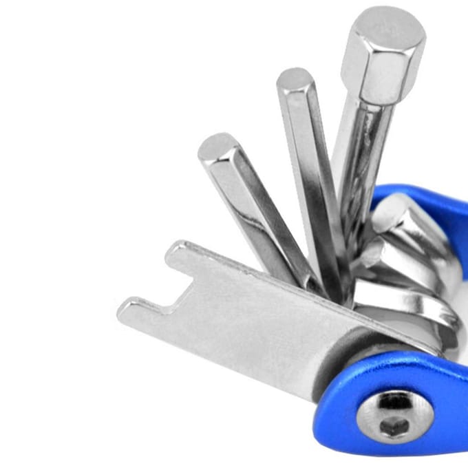 Duikreparatietool 8 in 1 multifunctioneel duikgereedschap Scuba Tool Pack Diver Tool Kit voor duiken zwart