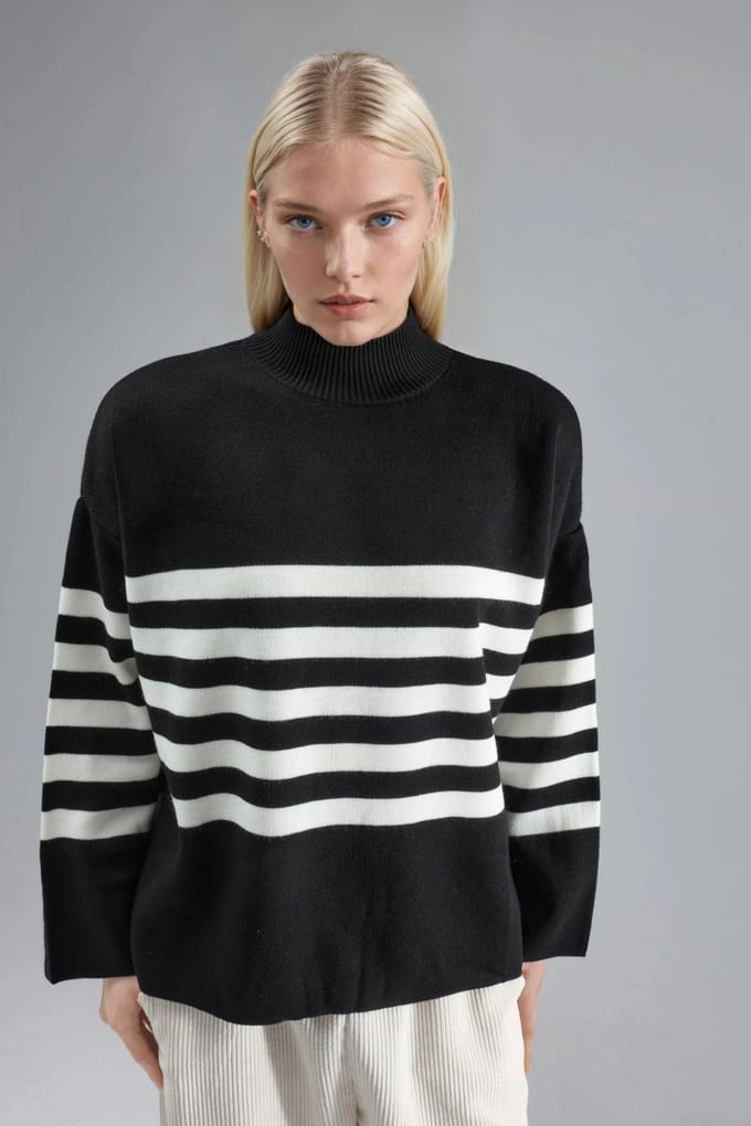 Oversized Gestreepte Coltrui