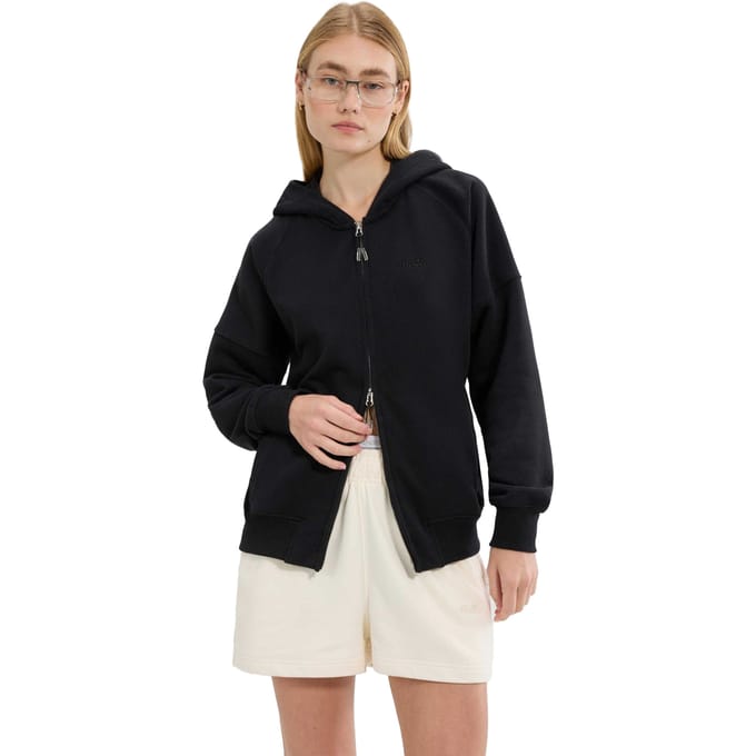 Ellesse Dames Pianella Volledige Rits Hoodie (Zwart)