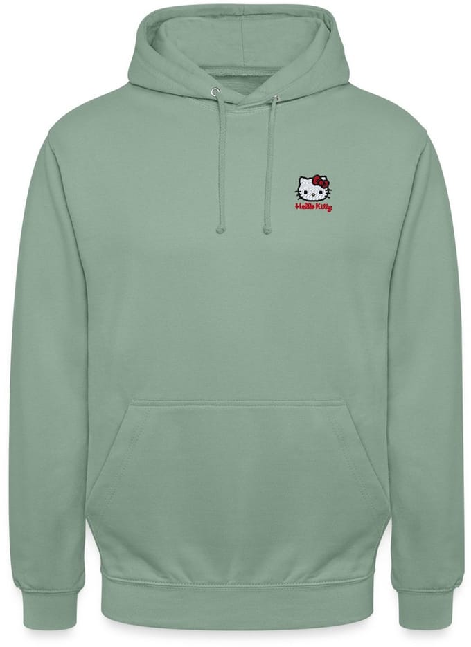 Hello Kitty Geborduurd Portret Hoodie Unisex
