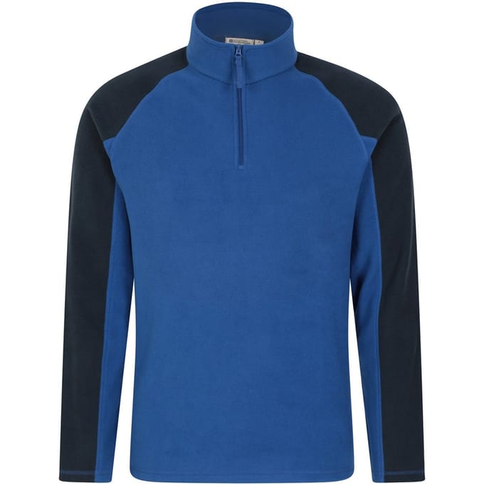 Mountain Warehouse Heren Ashbourne II Half Zip Fleece Top (Kobalt)