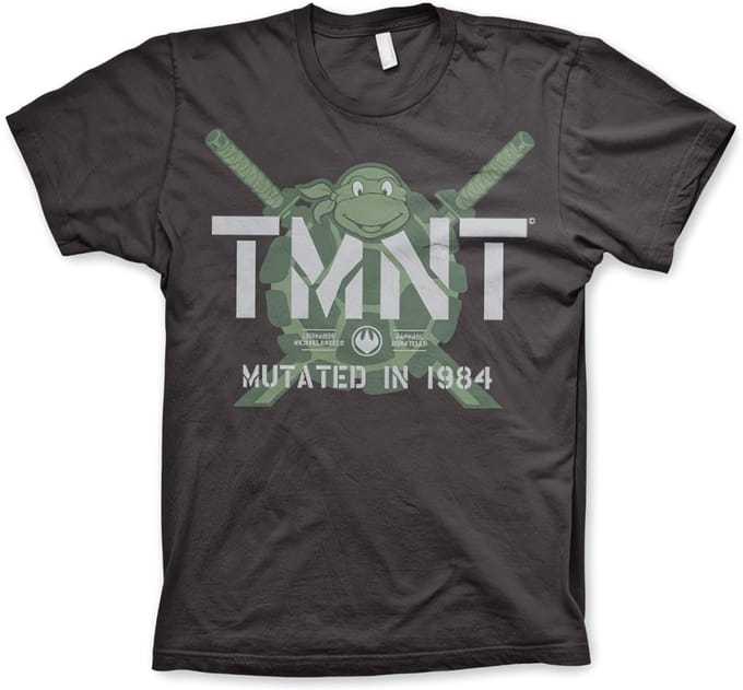 Teenage Mutant Ninja Turtles Heren Tshirt -XXL- Mutated In 1984 Grijs