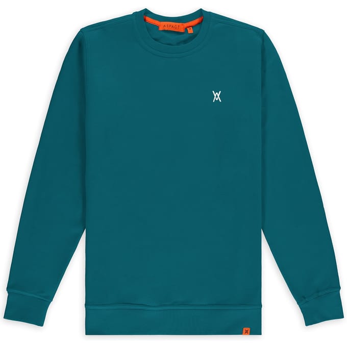 ASPACT Zavi Crewneck Blue Taglia: S | Maglioni a maglia Outlet | Unisex | Blu