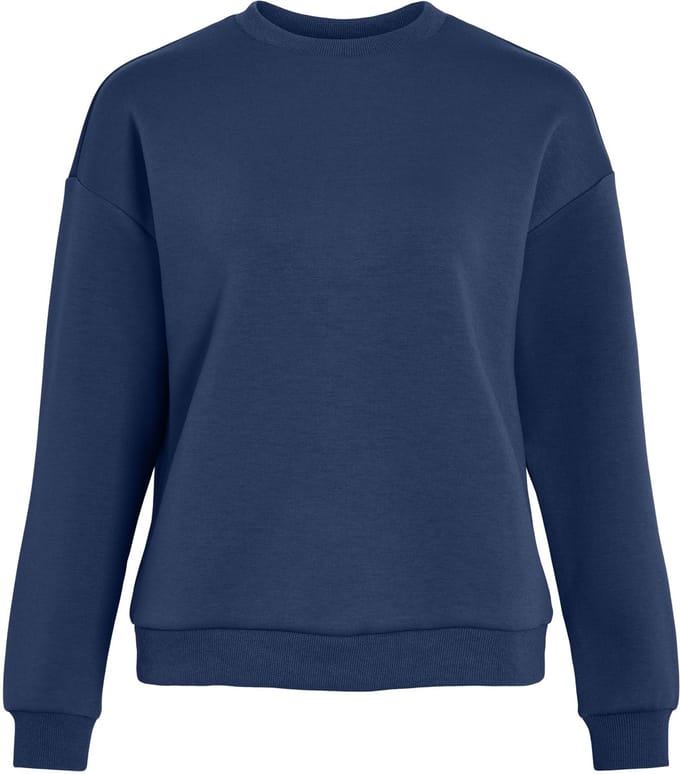 Vila Trui Visandy L/s Sweat Top - Noos 14103140 Navy Peony Dames Maat - M