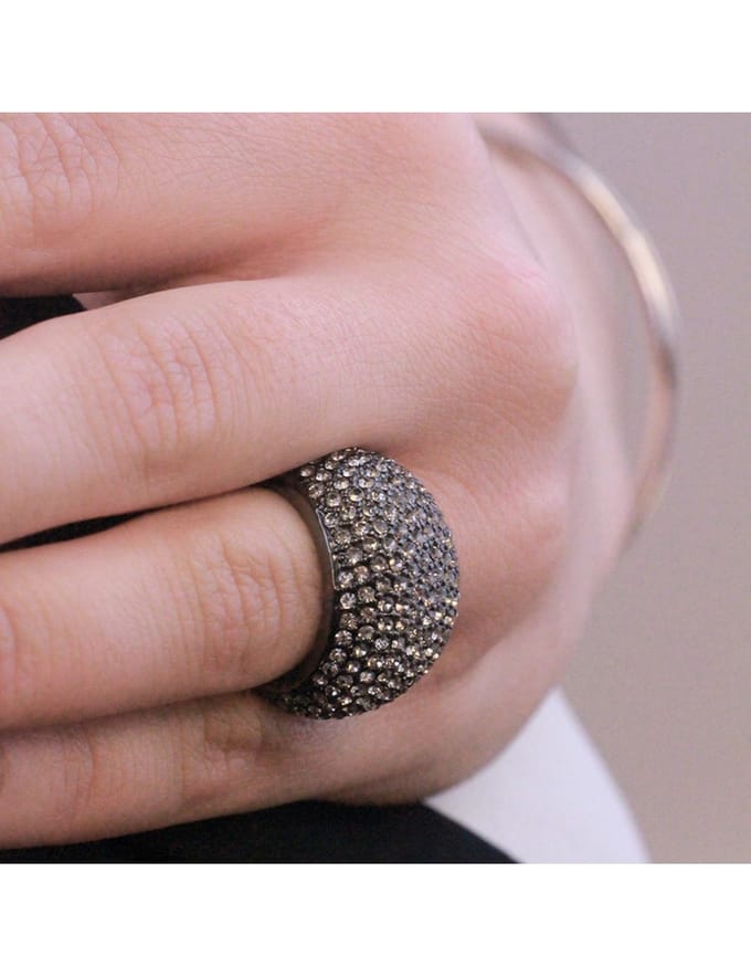 Glamour Metalen Ring - Zirkoon