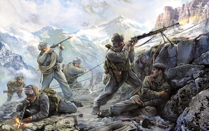 Zvezda Modelbouwpakket Militaire voertuigen - 3606 Soviet Mountain Troops WWII Plastic - 1:35 - Modelbouw