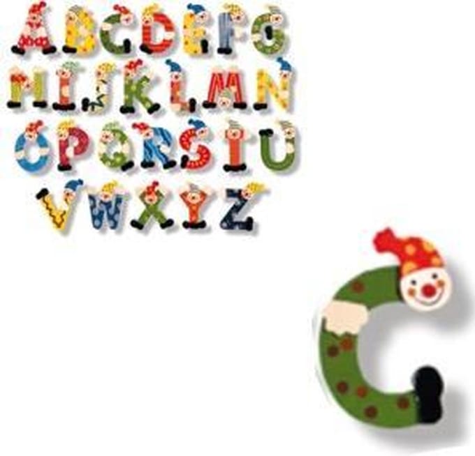 Houten naam letter C