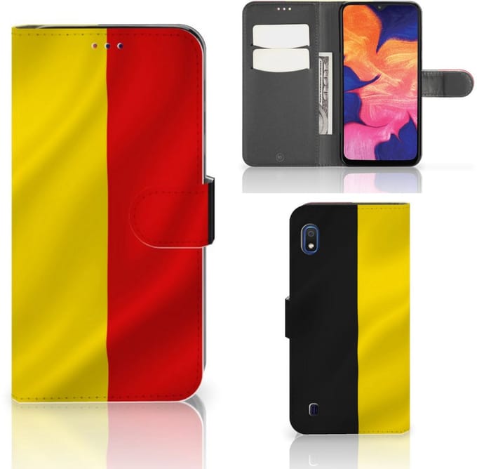 Samsung Galaxy A10 Bookstyle Case Belgische Vlag