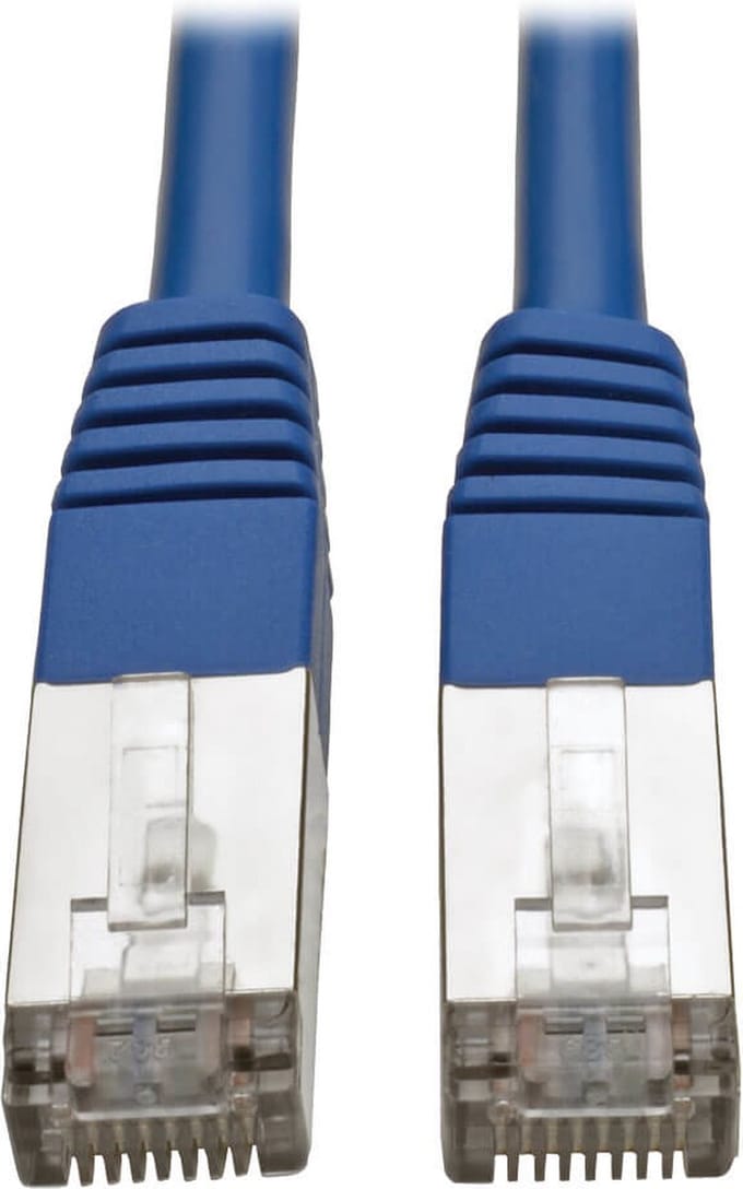 Tripp-Lite N105-006-BL Cat5e 350 MHz Molded Shielded STP Patch Cable (RJ45 M/M), Blue, 6 ft. TrippLite