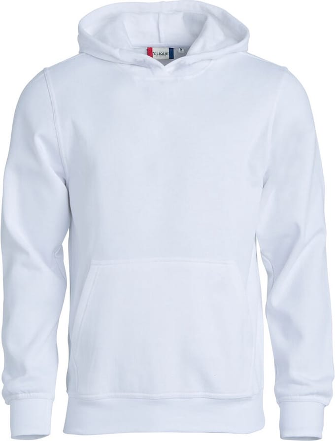 Clique Basic Hoody Junior 021021 - Wit - 90-100