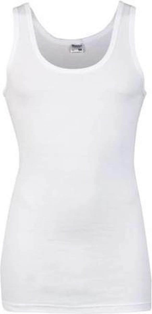 Heren hemd Briljant, elastisch katoen - Mannen onderhemd - XL - Wit