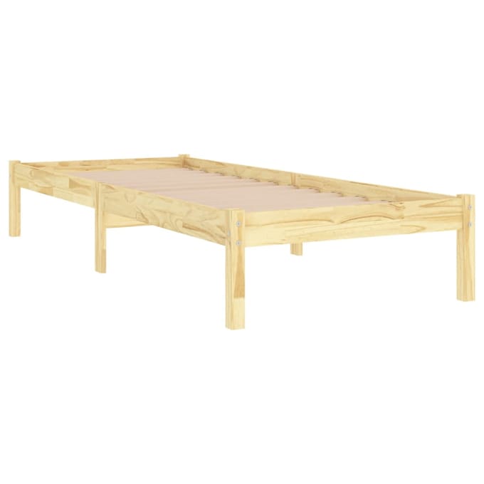 vidaXL - Bedframe - massief - hout - 90x190 - cm