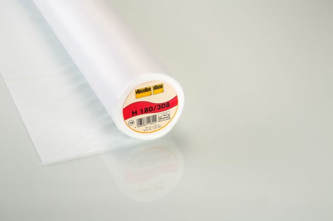 Vlieseline H180 plakbare tussenvoering wit - 1 meter versteviging