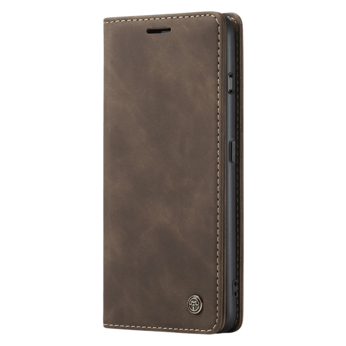 Caseme OnePlus 11 Business Bookcase Hoesje Bruin