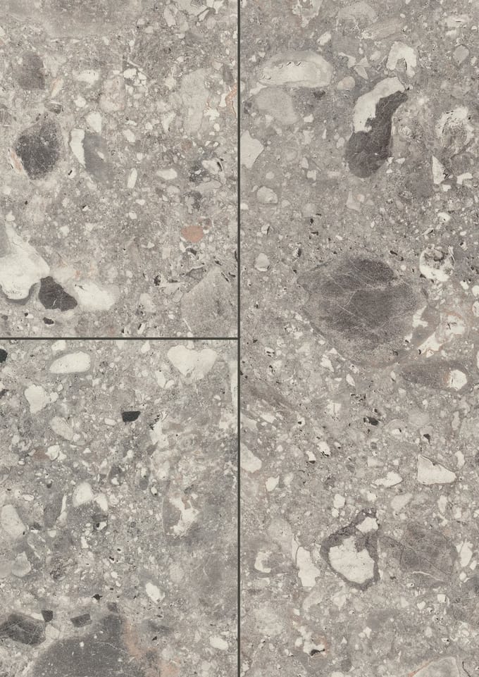 EGGER Laminaatvloeren NatureSense* Aqua ELF021 Triestino Terrazzo grijs 8mm, 2,535m²