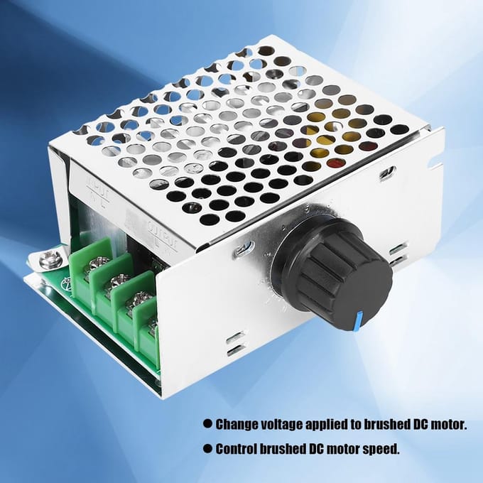 DC Motor Driver Motoren Regelaar Hoogspanning Elektronische Traploze Snelheidsschakelaar DC220V 500W