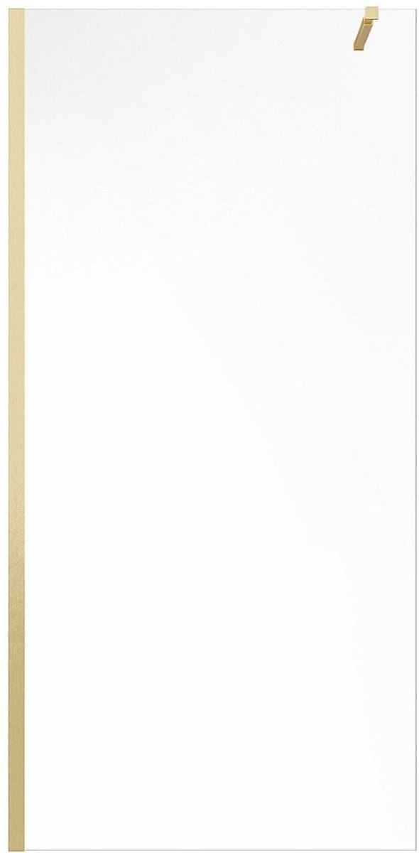 Vente-unique Inloopdouchewand - Goudkleurig - 140 x 200 cm - DAREN