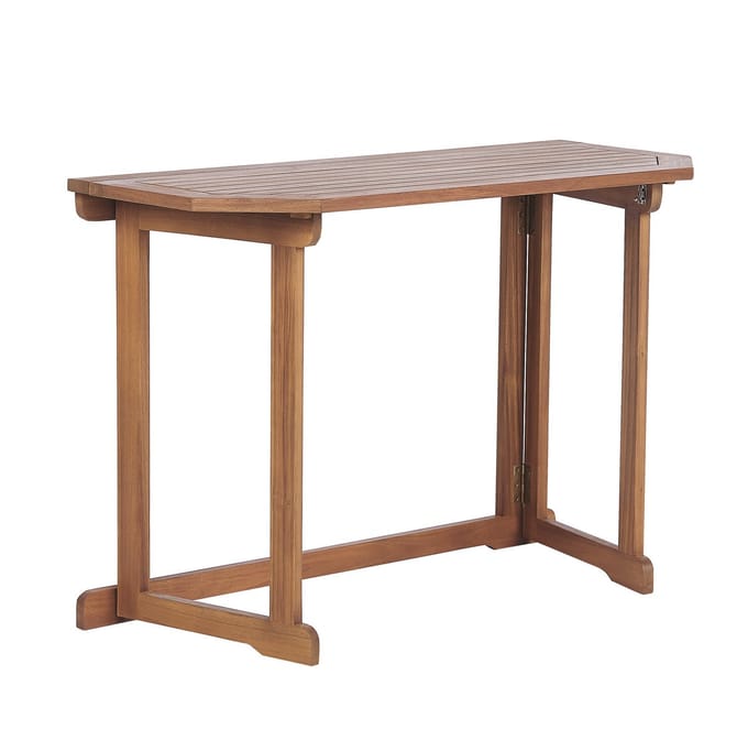 TREIA - Tuintafel - Lichte houtkleur - 47 x 110 cm - Acaciahout