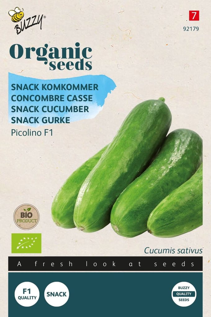 Buzzy Zaden Snackkomkommer Picolino (BIO)
