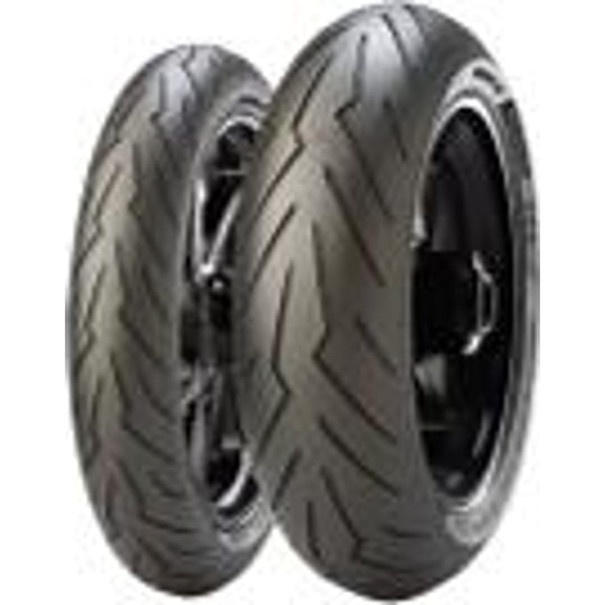 Pirelli Diablo Rosso III ( 100/80 R17 TL 52H M/C, Voorwiel )