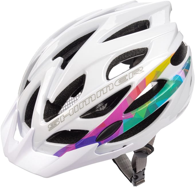 Meteor - Fietshelm - Shimmer M - 55-58 cm, wit