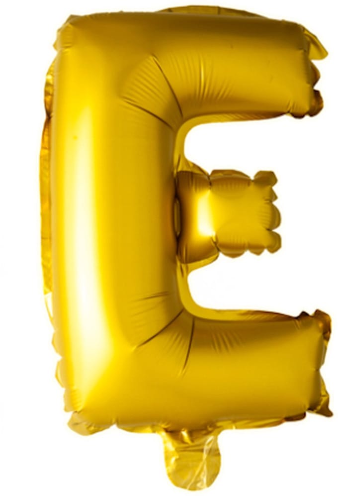 Folie Ballon Letter 40″ E - Goud