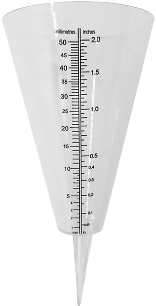 Allecto - Regenmeter - Digitale neerslagmeter - Transparante