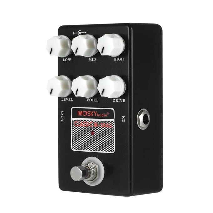 MOSKYaudio CLASSIC M-SHALL Luidsprekersimulator Kastsimulator Gitaareffectpedaalluidspreker zwart
