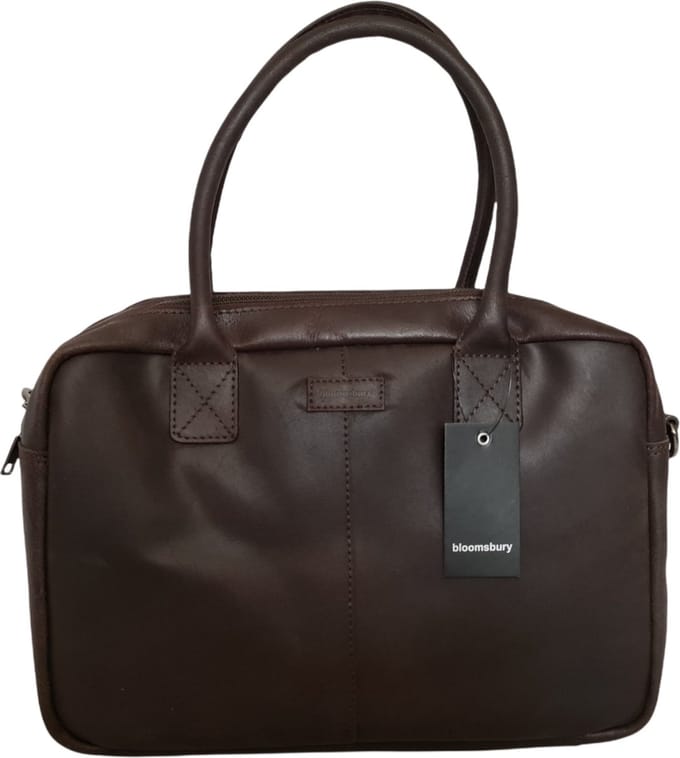 Bloomsbury Leren Schoudertas - Handtas - Dark Brown