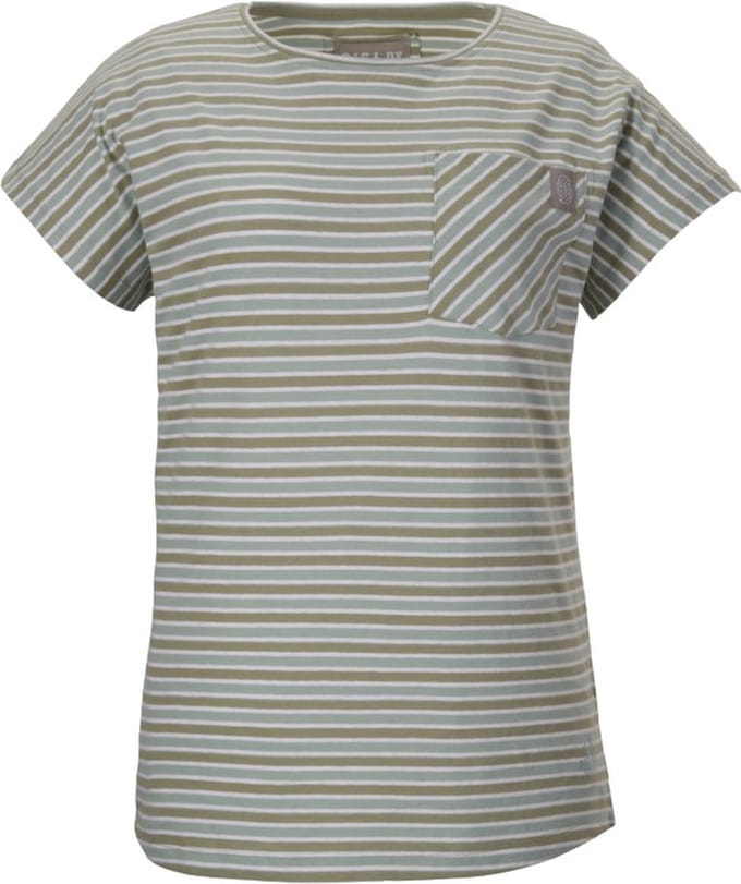 Giga by Killtec dames shirt - shirt dames - 41455 - groen streep - KM - maat 36