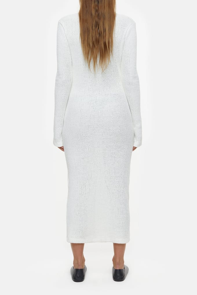 Closed Long Sleeve Dress Ivory Größe: XXS | Midikleider Outlet | Damen | Weiß