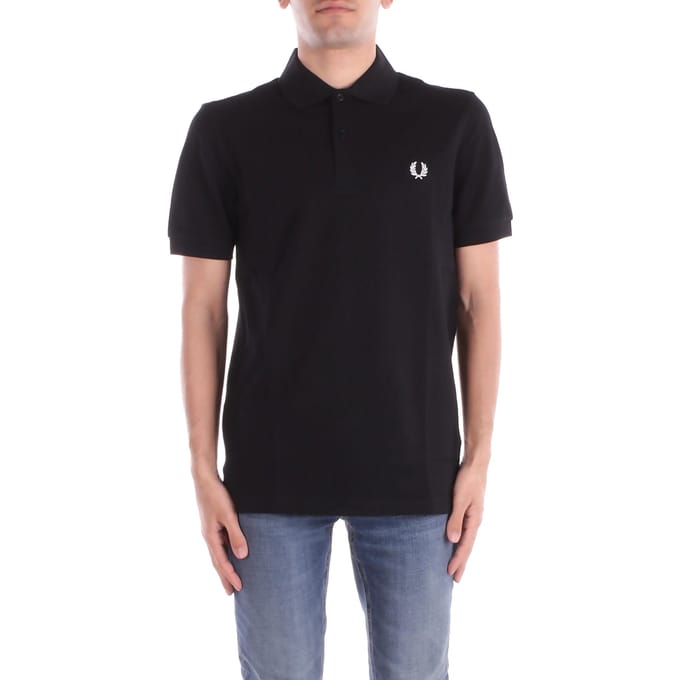 Fred Perry Polo Plain Zwart - Maat XL - Heren