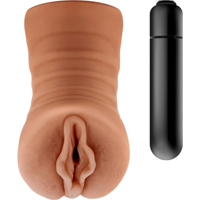 M for Men - Sofia Masturbator Met Bullet Vibrator - Vagina