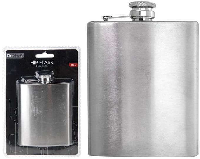 RVS Heupfles 200ml