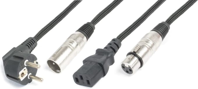 Combikabel – PD Connex LAI20 combikabel voor lichteffecten, 20 meter. Twee kabels in één!