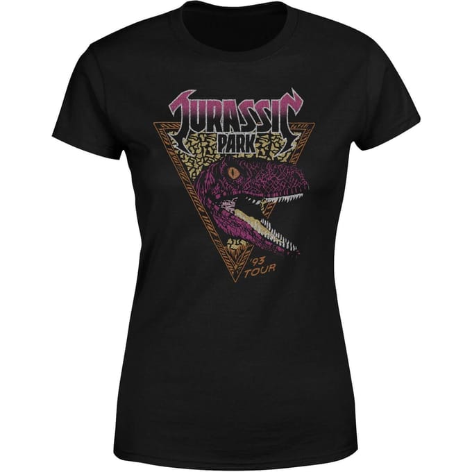 Jurassic Park Raptor Women's T-Shirt - Zwart - M