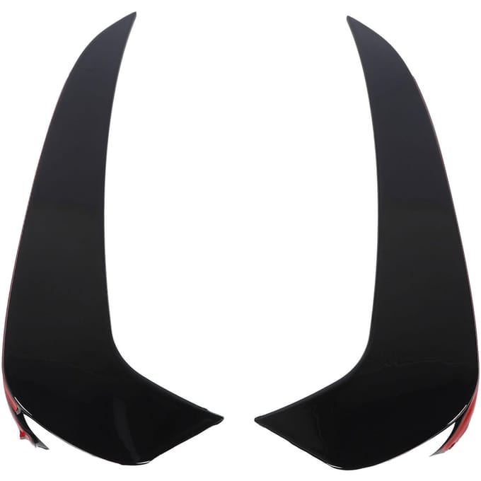 1 Paar Achterbumper Splitter Links Rechts Lip Splitter Spoiler Diffuser Vervanging voor Benz GLC?Klas zwart