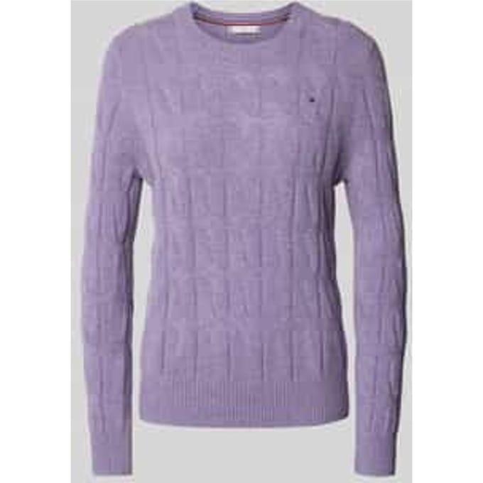 Regular fit gebreide pullover van pure wol