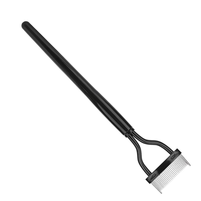 Wimperkam Stalen Naald Mascara Wenkbrauwborstel Make-up Cosmetische Schoonheidstools white