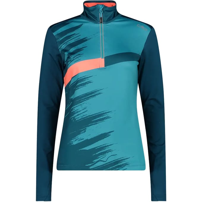 Damessweatshirt met halve rits CMP