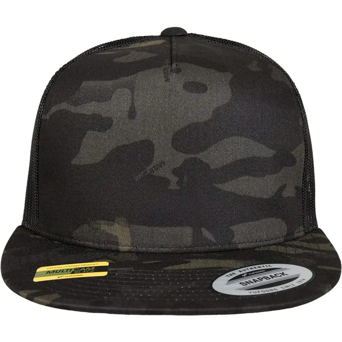 Flexfit - Multicam Trucker Cap black one size Trucker pet - Zwart