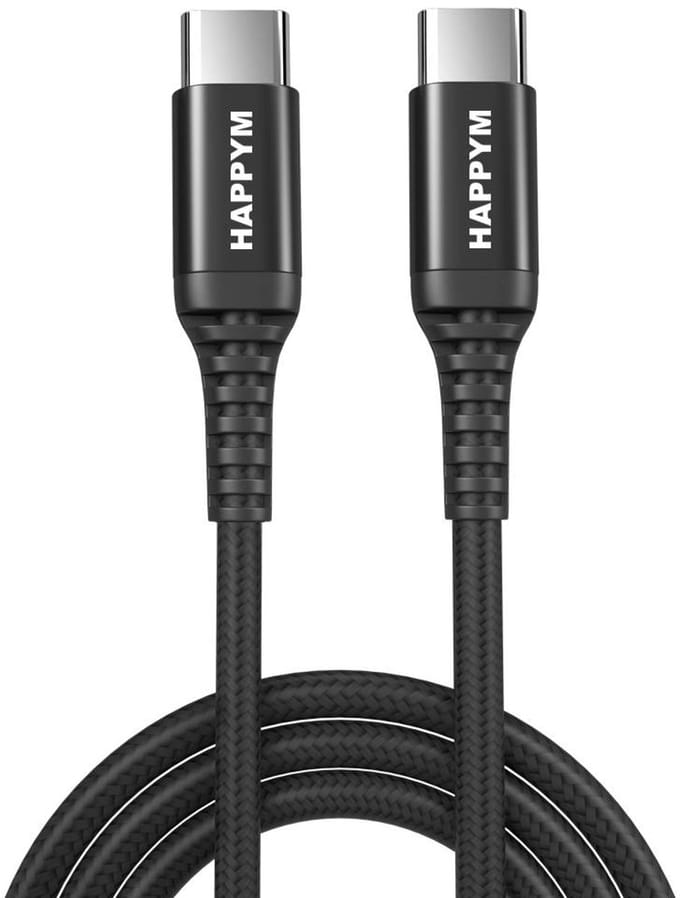 USB C naar USB C kabel 5M – Data – zwart - 60W PD Snelladen