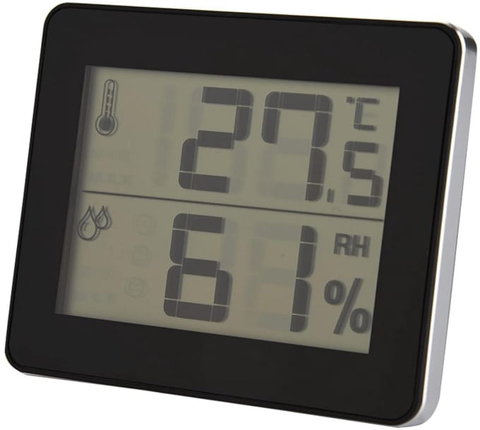 Digitale Hygrothermometer Binnen - Nauwkeurige Temperatuur- en Vochtigheidsmeter met LCD-Display
