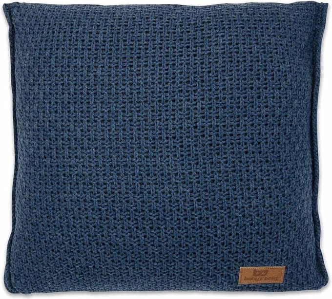 Baby's Only Gebreid sierkussen babykamer Robust - Jeans - 40x40 cm - Inclusief kussenvulling
