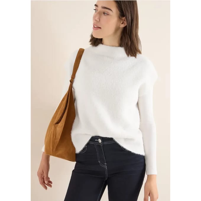 Mouwloze fleece voor dames Cecil Featheryarn